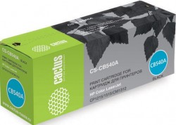 Картридж лазерный Cactus CB540A (CS-CB540A) для принтеров HP Color LaserJet CP1215/ 1515/ CM1312 черный 2200 страниц