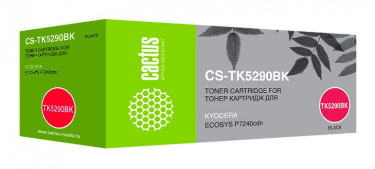 Картридж лазерный Cactus CS-TK5290BK черный (17000стр.) для Kyocera Ecosys P7240cdn