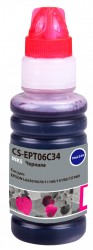 Чернила Cactus CS-EPT06C34 для принтеров Epson L6550/ 6570/ 11160/ 15150/ 15160, пурпурный, 70 мл