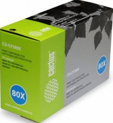 Картридж лазерный Cactus CF280X (CS-CF280X) для принтеров HP LaserJet Pro 400/ M401/ M425 черный 6900 страниц