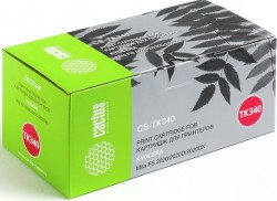 Картридж лазерный Cactus TK-340 (CS-TK340) для принтеров Kyocera Mita FS 2020/ 2020D/ 2020DN черный 12000 страниц