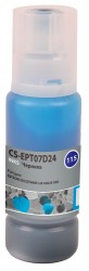 Чернила Cactus CS-EPT07D24 для принтеров Epson ECOTANK L8160/ 8180, голубой, 70 мл