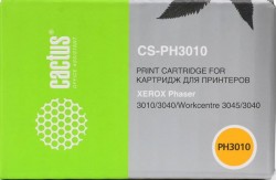 Картридж лазерный Cactus 106R02181 (CS-PH3010) для принтеров Xerox Phaser 3010/ WorkCentre 3045 черный 1000 страниц