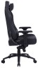 Кресло игровое Cactus CS-CHR-0112BL эко.кожа с подголов. крестов. сталь, черное