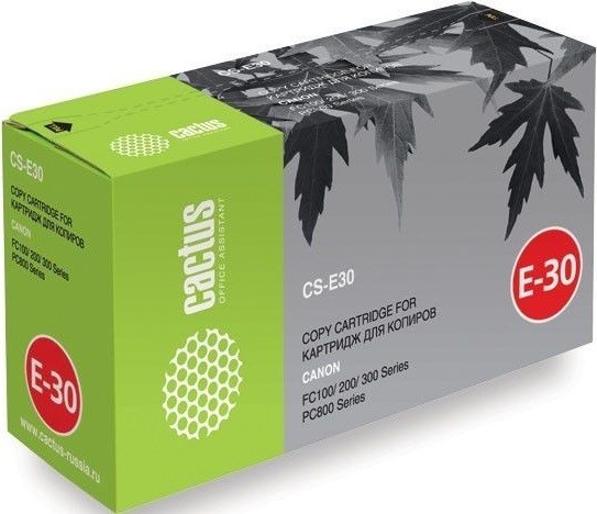 Картридж лазерный Cactus E-30S (CS-E30S) для принтеров Canon FC100/ 200/ 300Series/ PC800S eries черный 4000 страниц