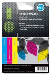 Заправочный набор Cactus CS-RK-F6V24AE многоцветный 90мл для HP DJ Ink Adv 1115/2135/3635/3835/4535