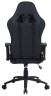 Кресло игровое Cactus CS-CHR-030BL эко.кожа с подголов. крестов. сталь, черное