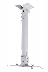 Кронштейн для проектора Cactus CS-VM-PRE01-WT белый макс. 23 кг, настенный и потолочный поворот и наклон