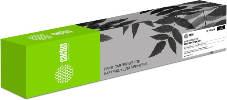 Картридж Cactus TN-321K (CS-TN-321Bk) Black для Konica Minolta bizhub C224/ C224e/ C284/ C284e/ C364/ C364e, чёрный, 27000 стр.
