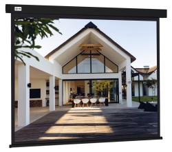 Экран Cactus Wallscreen CS-PSW-128X170-BK, 04:03, настенно-потолочный, рулонный, черный, 128x170.7 см