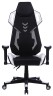 Кресло игровое Cactus CS-CHR-090BLW эко.кожа/ сетка крестов. нейлон, черный/ белый