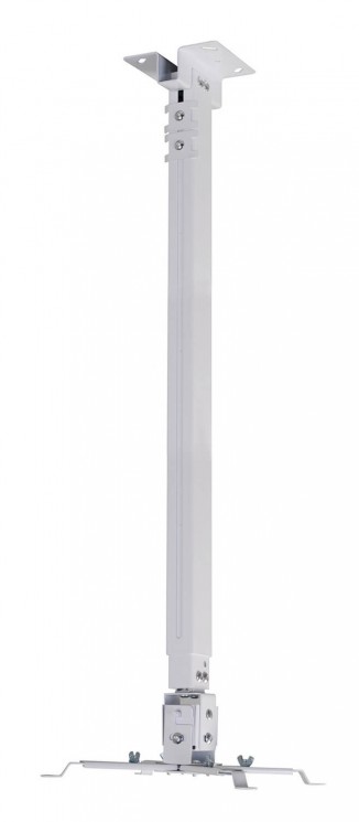 Кронштейн для проектора Cactus CS-VM-PRE04-WT белый макс. 23 кг, настенный и потолочный поворот и наклон