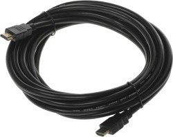 Кабель аудио-видео Cactus CS-HDMI.1.4-5 HDMI (m)/HDMI (m) 5м. позолоч.конт. черный
