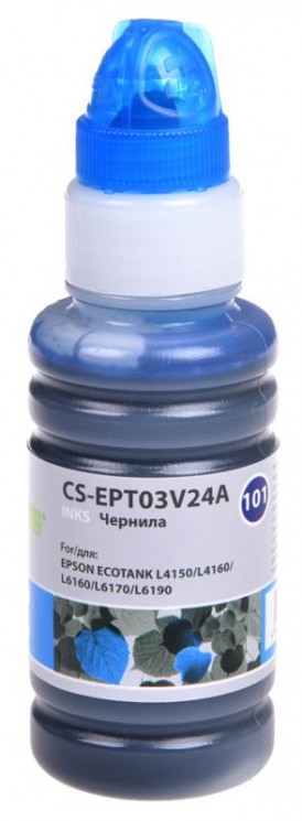 Чернила Cactus CS-EPT03V24A голубой 70мл для Epson L4150/L4160/L6160/L6170