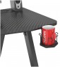 Игровой стол Серии Z с подсветкой Cactus CS-GTZ-BK-CARBON-RED черный