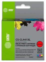 Картридж струйный Cactus CS-CL441XL для Canon Pixma GM2040/ 4040/ GM2140/ 2240 многоцветный (18мл)