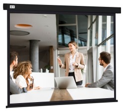 Экран Cactus Wallscreen CS-PSW-168X299-BK, 16:09, настенно-потолочный, рулонный, черный, 168x299 см