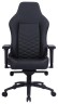 Кресло игровое Cactus CS-CHR-0112BL-M с вибромассажем эко.кожа с подголов. крестов. черное